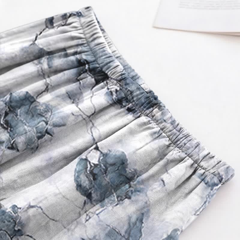 Ownkoti Unisex Style Ink Wash Pajama Set - image 5