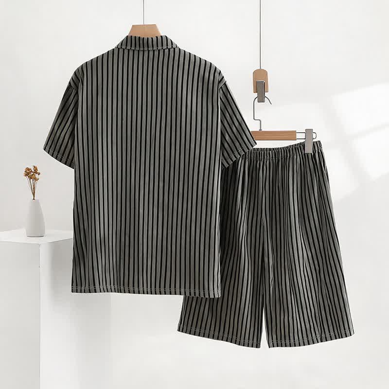 Ownkoti Unisex Striped Modal Pajama Set - image 3