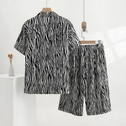 Ownkoti Unisex Zebra Print Modal Pajama Set - image 2