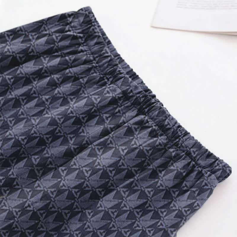 Ownkoti Navy Geometric Pattern Loungewear Set - image 3