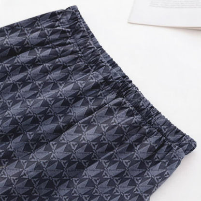 Ownkoti Navy Geometric Pattern Loungewear Set - image 3