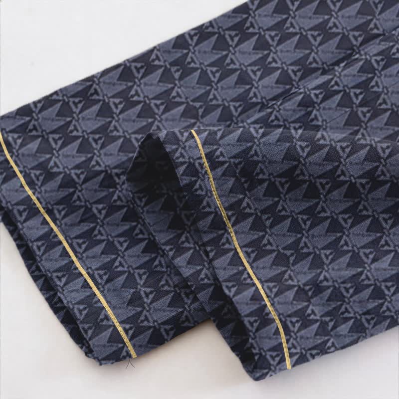 Ownkoti Navy Geometric Pattern Loungewear Set - image 4