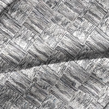 Ownkoti Gray Abstract Linear Cotton Pajama Set - image 6