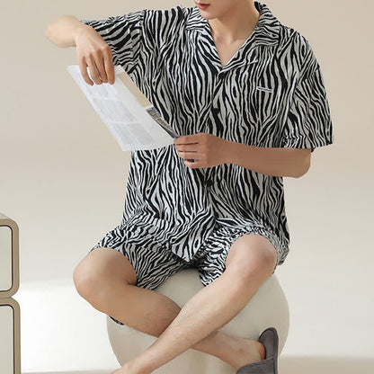 Ownkoti Unisex Zebra Print Modal Pajama Set - image 1