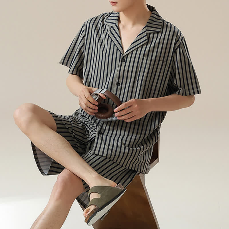 Ownkoti Unisex Striped Modal Pajama Set - image 2