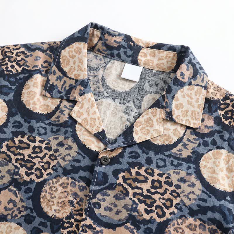 Ownkoti Navy Leopard Print Loungewear Set - image 5