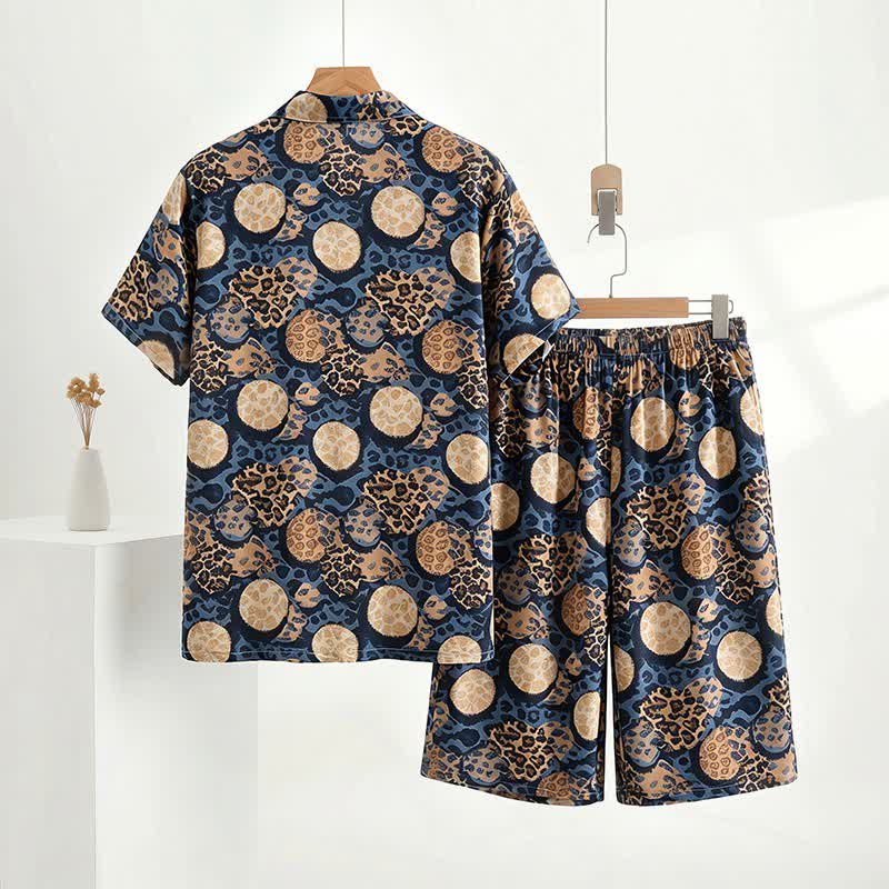 Ownkoti Navy Leopard Print Loungewear Set - image 4