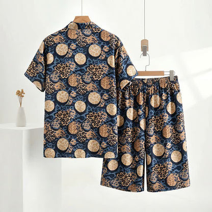 Ownkoti Navy Leopard Print Loungewear Set - image 4