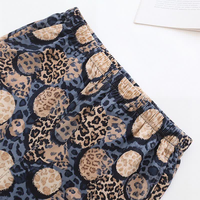 Ownkoti Navy Leopard Print Loungewear Set - image 6
