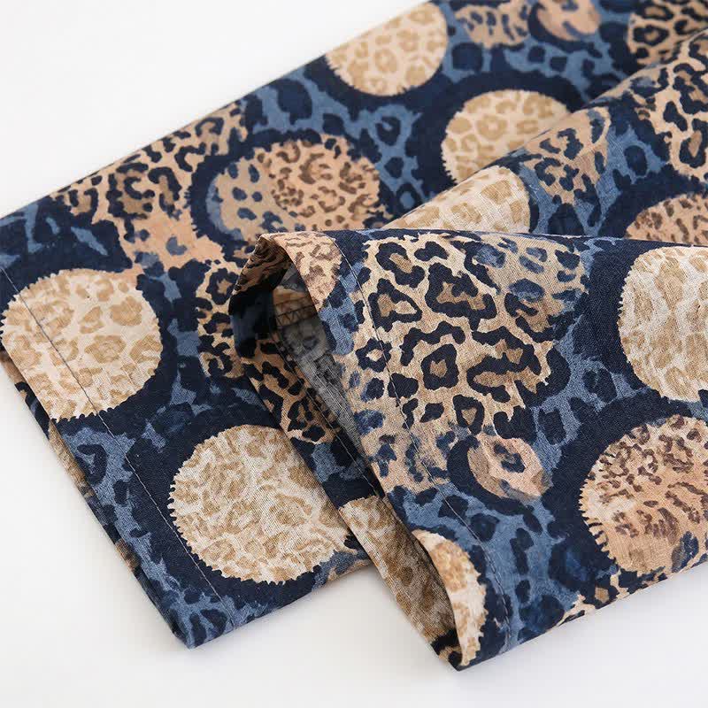 Ownkoti Navy Leopard Print Loungewear Set - image 7