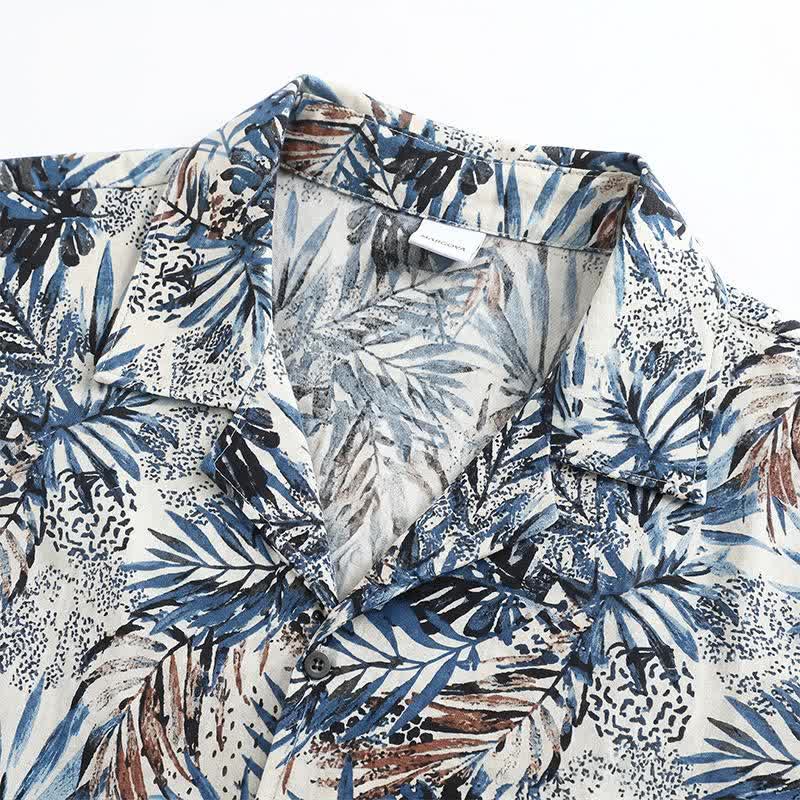 Ownkoti Tropical Leaf Print Loungewear Set - image 5