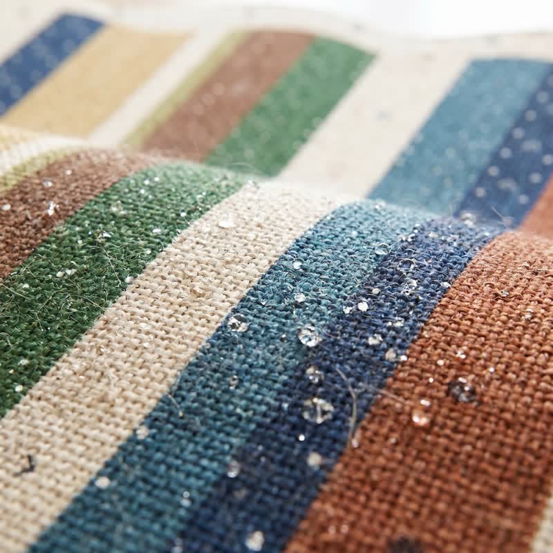 Ownkoti Bohemian Wavy Edge Striped Door Rug - image 6