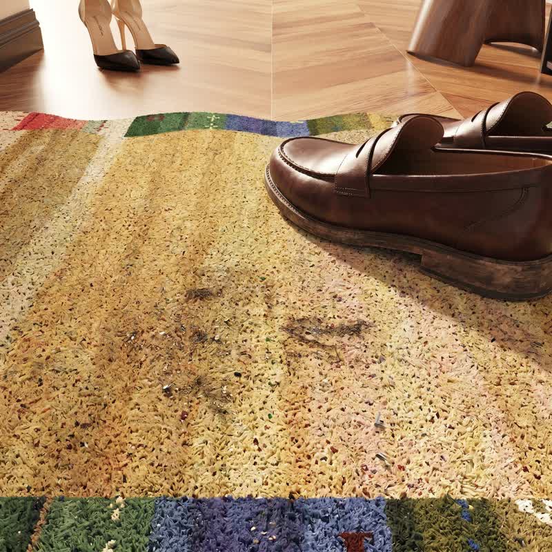 Ownkoti Vintage Persian Non-Slip Entry Rug - image 6
