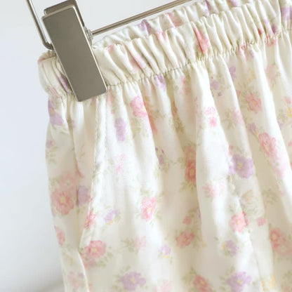 Ownkoti Floral Cotton Ruffle Pajama Shorts - image 4