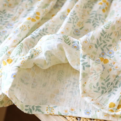 Ownkoti Yellow Tulip Cotton Gauze Pajama Shorts - image 6