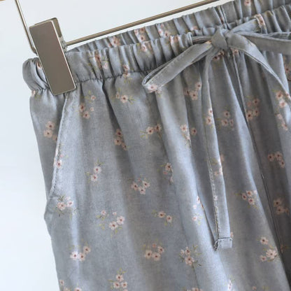 Ownkoti Cherry Blossom Cotton Pajama Shorts - image 11