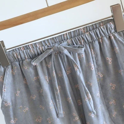 Ownkoti Cherry Blossom Cotton Pajama Shorts - image 9