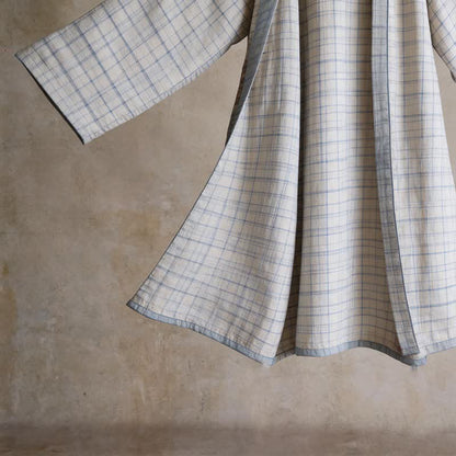 Ownkoti Unisex Grid Cotton Kimono Robe - image 12