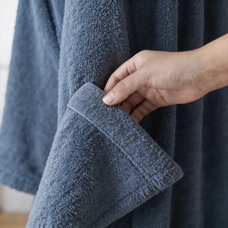 Ownkoti Unisex Solid Cotton Kimono Bathrobe - image 21