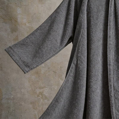Ownkoti Unisex Solid Cotton Kimono Bathrobe - image 5