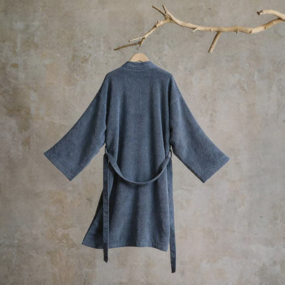 Ownkoti Unisex Solid Cotton Kimono Bathrobe - image 17