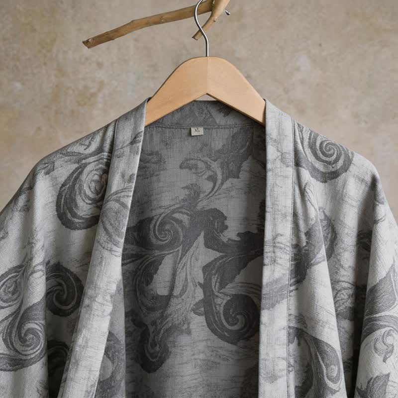 Ownkoti Unisex Baroque Cotton Kimono Robe - image 3
