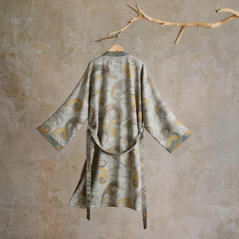 Ownkoti Unisex Baroque Cotton Kimono Robe - image 6