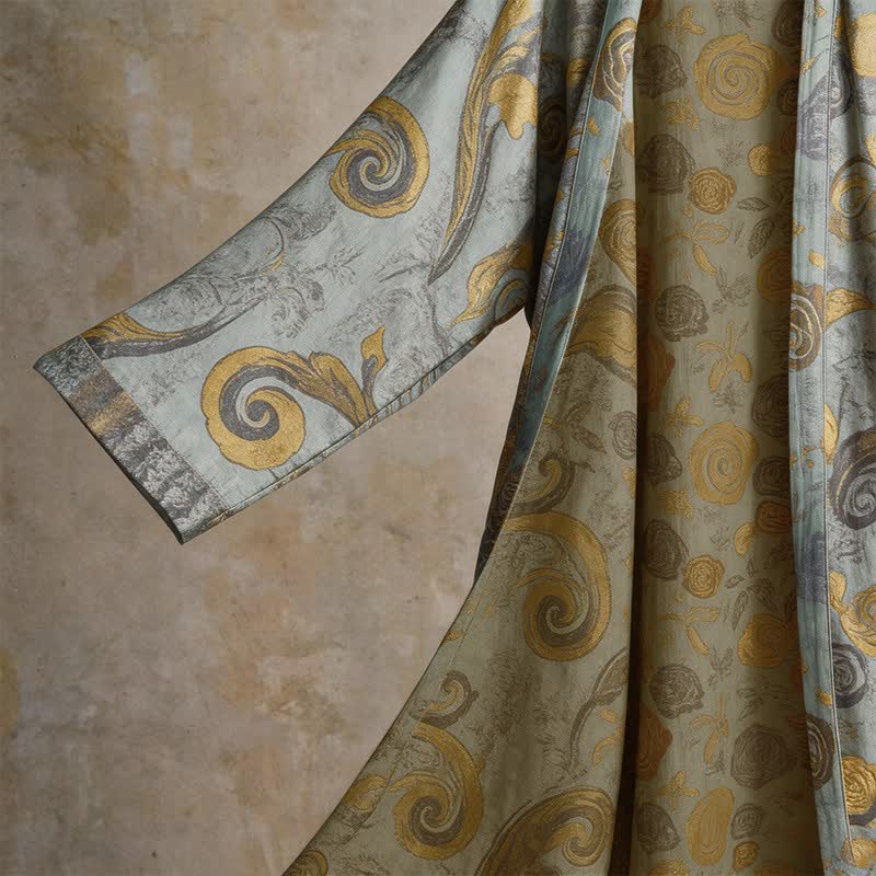 Ownkoti Unisex Baroque Cotton Kimono Robe - image 9