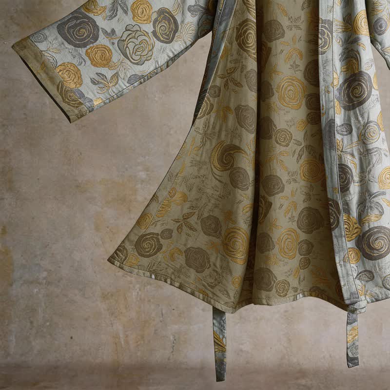 Ownkoti Unisex Baroque Cotton Kimono Robe - image 8