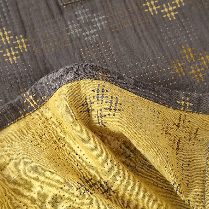 Ownkoti Unisex Geometric Cotton Yukata Robe - image 7