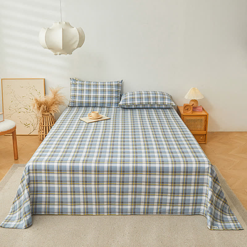 Ownkoti Modern Pure Cotton Plaid Bedspread - image 5