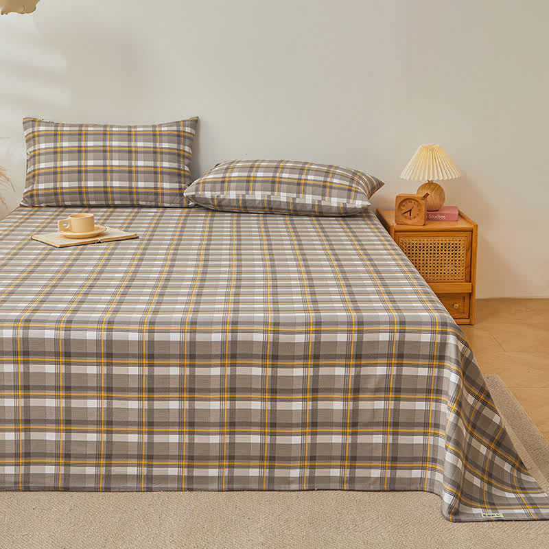 Ownkoti Modern Pure Cotton Plaid Bedspread - image 2