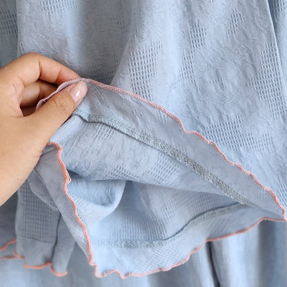 Ownkoti Sky Blue Cotton Pajama Set(PCS) - image 8