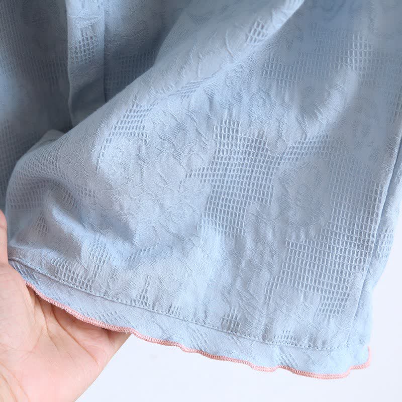 Ownkoti Sky Blue Cotton Pajama Set(PCS) - image 14