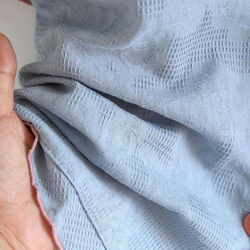 Ownkoti Sky Blue Cotton Pajama Set(PCS) - image 13