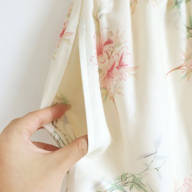 Ownkoti Floral Cotton Short Sleeve Pajama Set(3PCS) - image 12