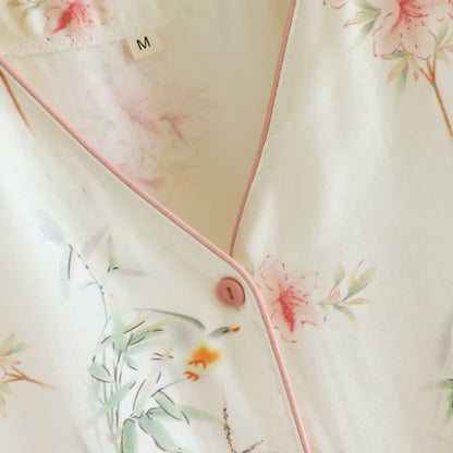 Ownkoti Floral Cotton Short Sleeve Pajama Set(3PCS) - image 6