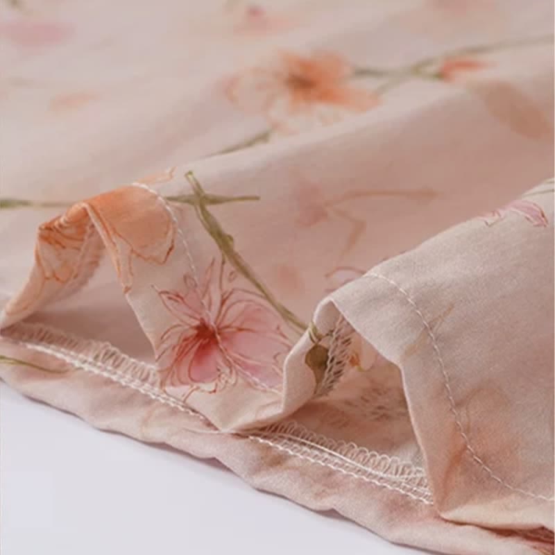 Ownkoti Floral Ruffle Sleeve Lounge Nightdress - image 7