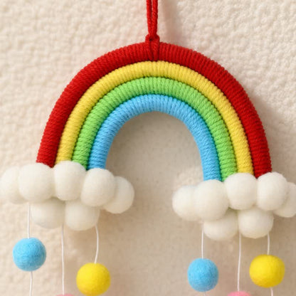 Ownkoti Handwoven Nordic Rainbow Wall Hanging Decor - image 5