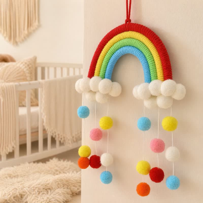Ownkoti Handwoven Nordic Rainbow Wall Hanging Decor - image 4