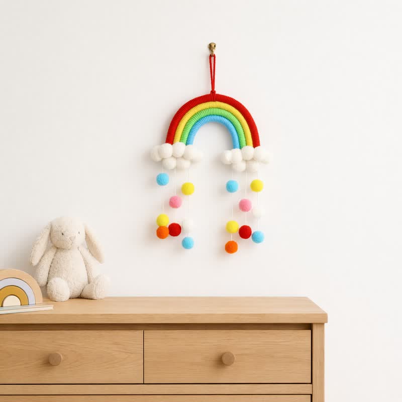 Ownkoti Handwoven Nordic Rainbow Wall Hanging Decor - image 2