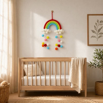 Ownkoti Handwoven Nordic Rainbow Wall Hanging Decor - image 3
