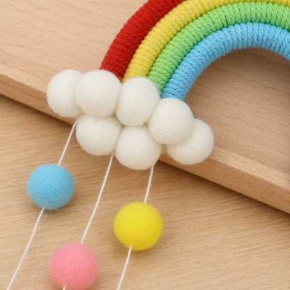 Ownkoti Handwoven Nordic Rainbow Wall Hanging Decor - image 6
