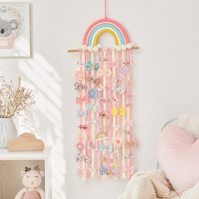 Ownkoti Handmade Nordic Rainbow Tassel Wall Hanging - image 2