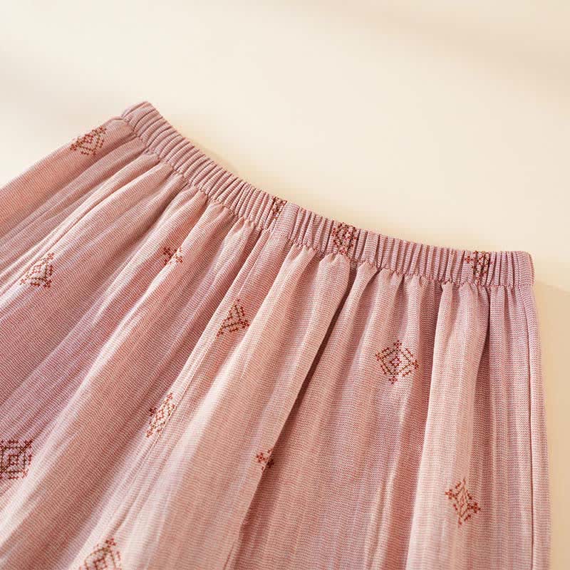 Ownkoti Cotton Gauze Bow Strap Pajama Set - image 6