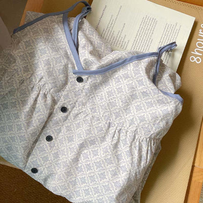 Ownkoti Vintage Printed Cotton Cami Women's Nightgown - image 4