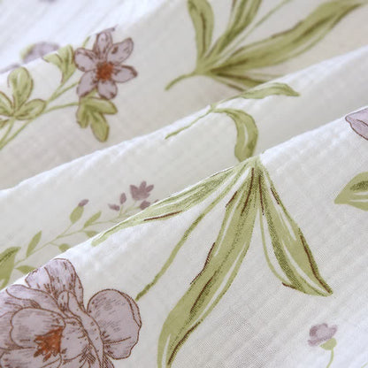 Ownkoti Violet Floral Cotton Kimono Robe - image 7