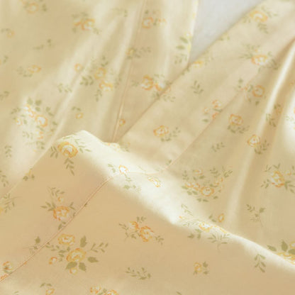 Ownkoti Yellow Botanical Cotton Gauze Kimono Robe - image 9