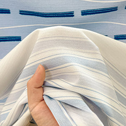 Ownkoti Blue Mixed Stripe & Gingham Cotton Bedspread - image 6