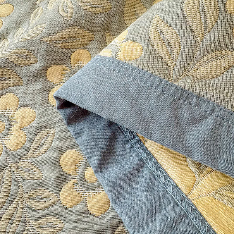 Ownkoti 3-Layer Muslin Cotton Floral Blanket Quilt - image 12